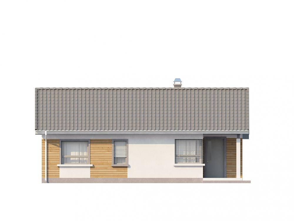 проект с планировкой небольшого одноэтажного дома